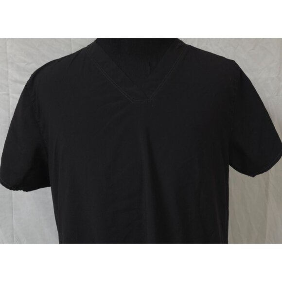 Carhartt Force Womens XL Modern Fit Black Short Sleeve Stretch V-Neck Scrub Top - Picture 2 of 14